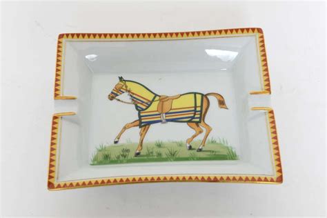 hermes horse dishes|Hermes serving dishes.